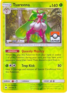 Tsareena - 20/149 (League Challenge) [2nd Place] #020/149 from League & Championship Cards Pokemon card image