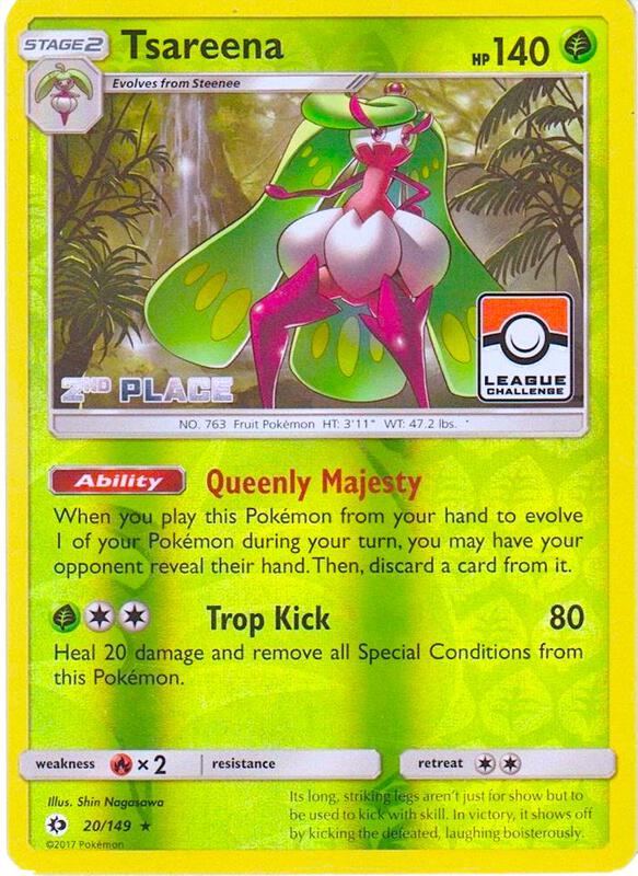 Tsareena - 20/149 (League Challenge) [2nd Place] 020/149 from League & Championship Cards