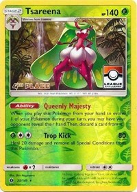Tsareena - 20/149 (League Challenge) [4th Place] #020/149 from League & Championship Cards Pokemon card image