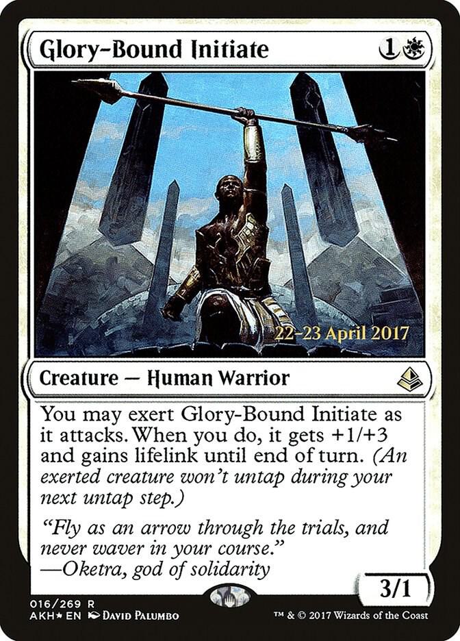 Glory-Bound Initiate #16s — Amonkhet Promos