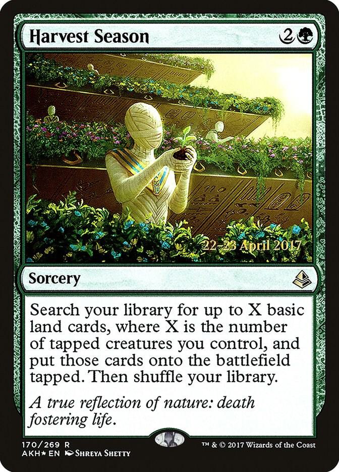 Harvest Season #170s — Amonkhet Promos