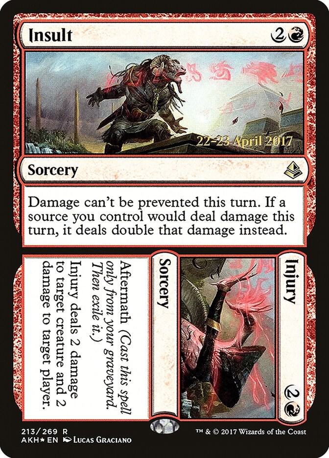 Insult // Injury #213s — Amonkhet Promos