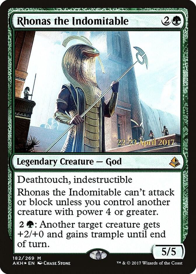 Rhonas the Indomitable #182s — Amonkhet Promos