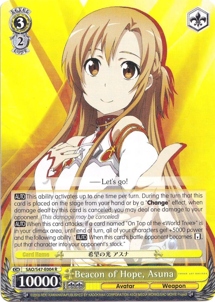 Beacon of Hope, Asuna
