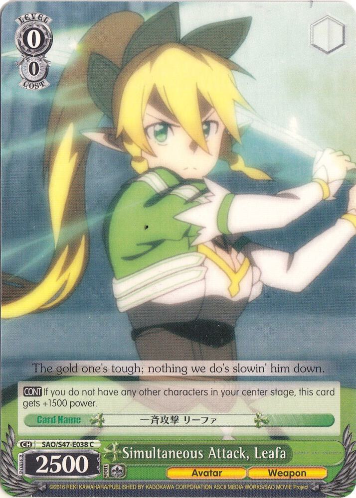 Simultaneous Attack, Leafa