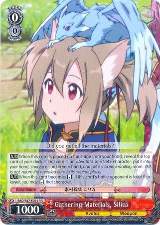 Gathering Materials, Silica