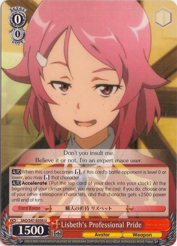 Lisbeth's Professional Pride