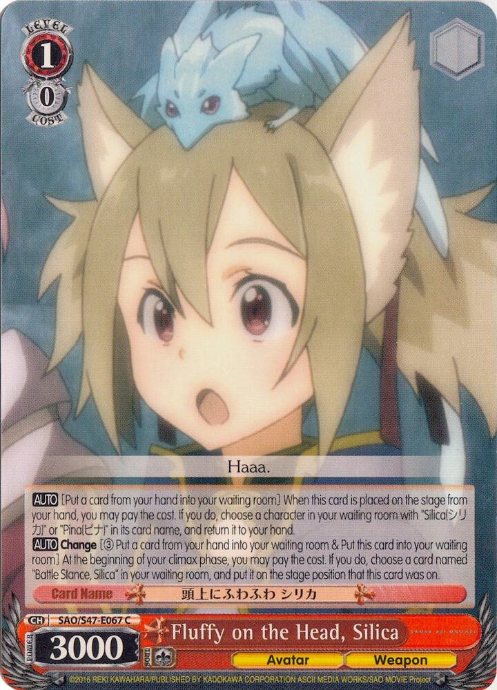 Fluffy on the Head, Silica