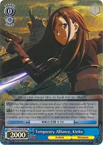 Temporary Alliance, Kirito (RRR) card