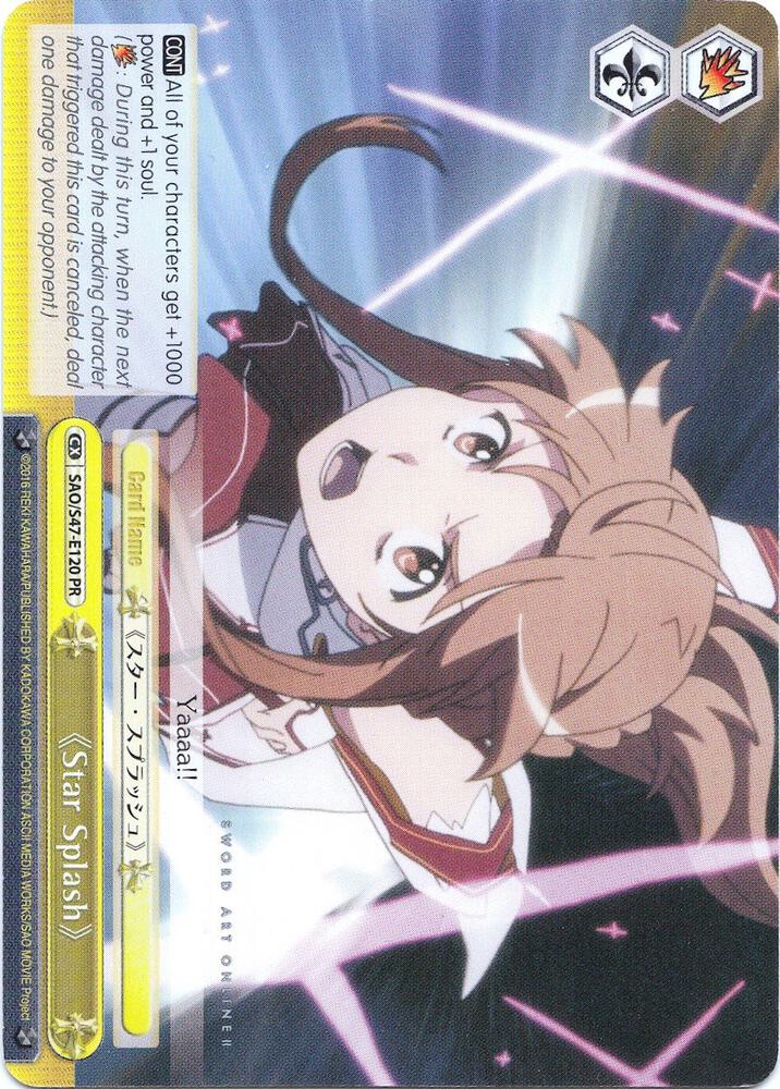 Star Splash - SAO/S47-E120 PR