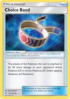 Choice Band - SM - Guardians Rising - Pokemon