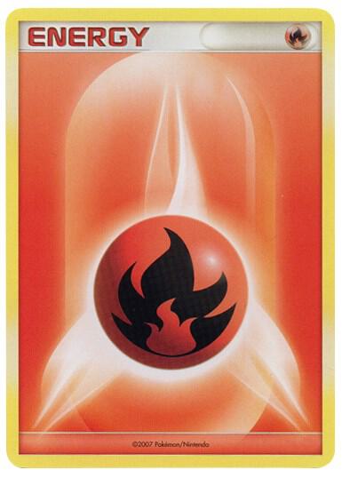 Fire Energy (2007 Unnumbered D/P Style Non-Holo)  from League & Championship Cards