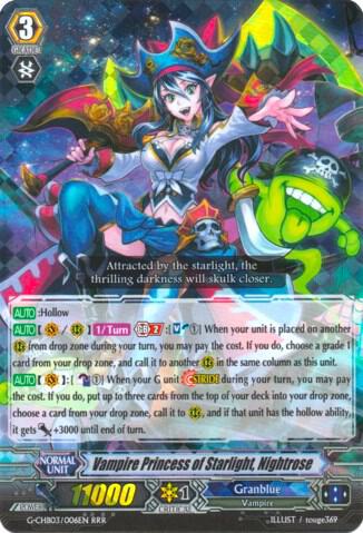 Vampire Princess of Starlight, Nightrose - G-CHB03: Rummy