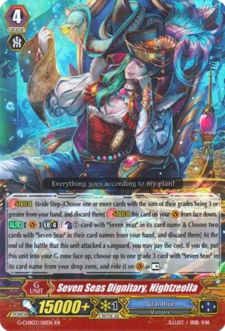 Seven Seas Dignitary, Nightzeolla