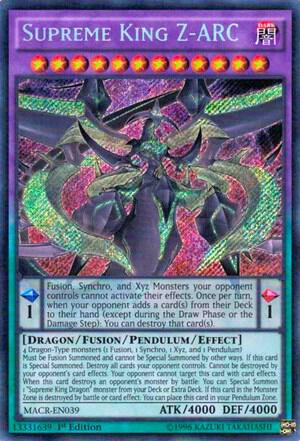 Supreme King Z-ARC - Maximum Crisis - YuGiOh - TCGplayer.com