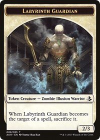 Labyrinth Guardian // Insect Double-Sided Token - Amonkhet - Magic: The Gathering card