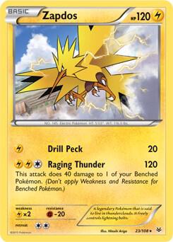 Zapdos - 23/108 (XY Roaring Skies) 023/108 from Deck Exclusives