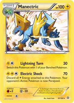 Manectric - 61/160 (XY Primal Clash) 061/160 from Deck Exclusives