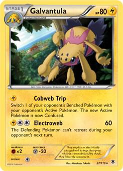 Galvantula - 27/119 (XY Phantom Forces) 027/119 from Deck Exclusives
