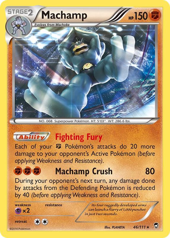 Machamp - 46/111 (XY Furious Fists) 046/111 from Deck Exclusives