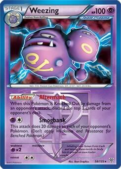 Weezing - 58/135 (BW Plasma Storm)