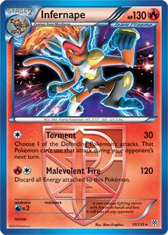 Infernape - 17/135 (BW Plasma Storm) 017/135 from Deck Exclusives