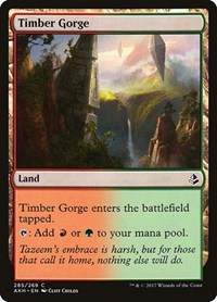 Timber Gorge - Amonkhet - Magic: The Gathering card