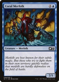 Coral Merfolk (Welcome Deck 2017)