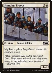 Standing Troops - Welcome Deck 2017 - Magic: The Gathering card