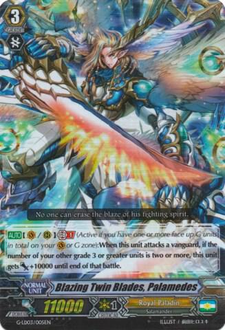 Blazing Twin Blades, Palamedes (RRR Foil)