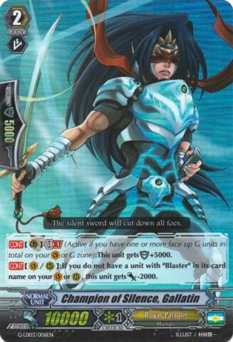 Champion of Silence, Gallatin (RRR Foil)