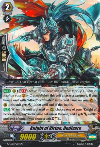 Knight of Virtue, Bedivere