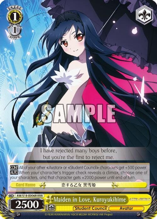 Maiden in Love, Kuroyukihime (RRR)