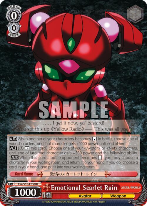Emotional Scarlet Rain