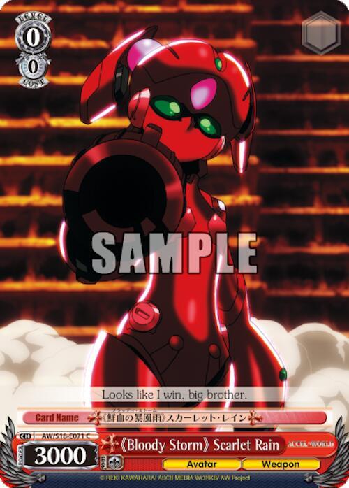 "Bloody Storm" Scarlet Rain