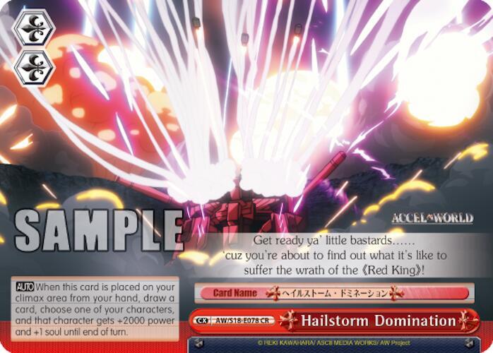 Hailstorm Domination