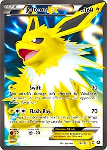 Jolteon EX - 28a/83 028a/083 from Alternate Art Promos