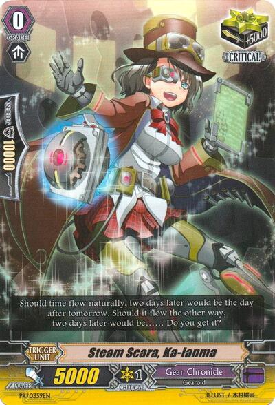 Steam Scara, Ka-lanma