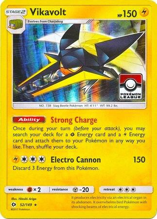 Vikavolt - 52/149 (Pokemon League) 052/149 from League & Championship Cards