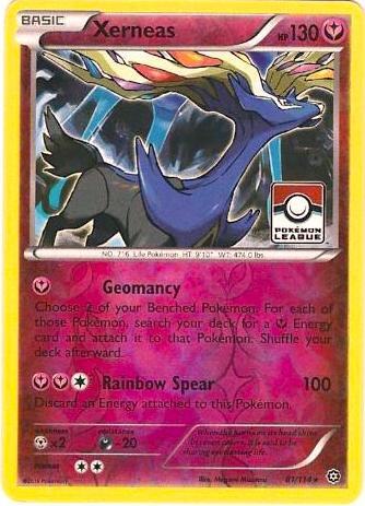Xerneas - 81/114 (Pokemon League) 081/114 from League & Championship Cards