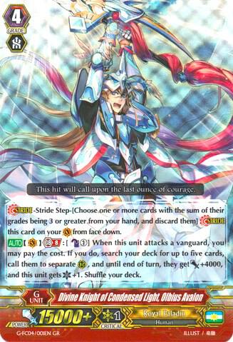 Divine Knight of Condensed Light, Olbius Avalon