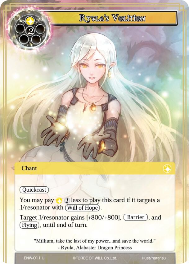 Ryula's Volition