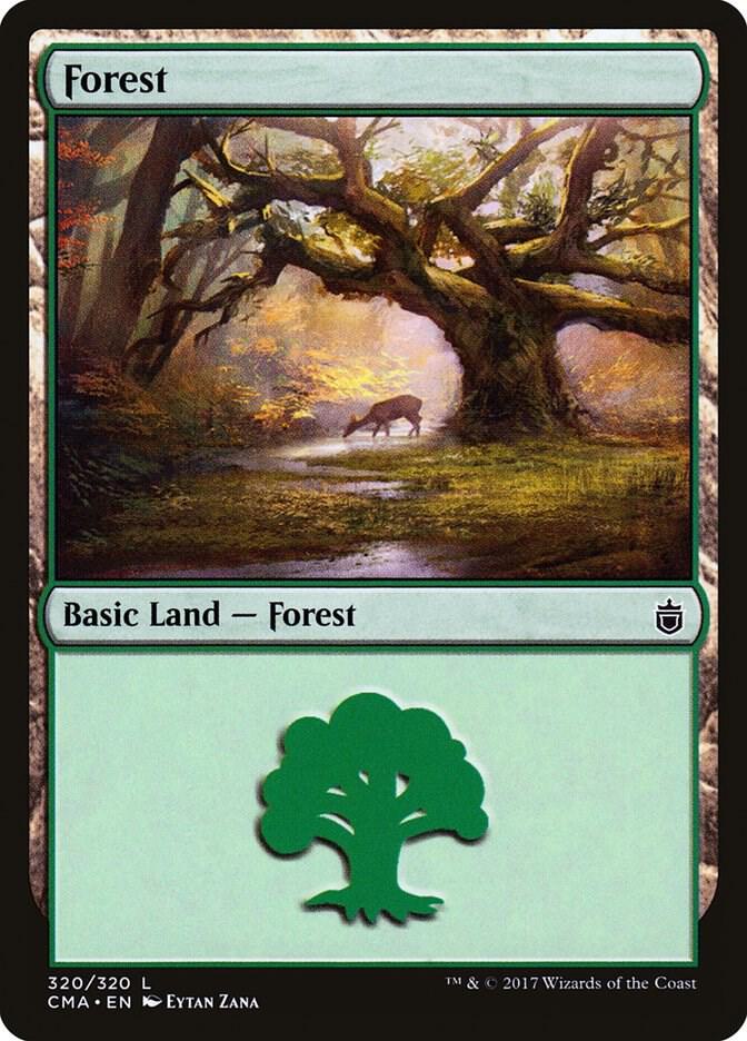 Forest (320) - Commander Anthology - Magic: The Gathering