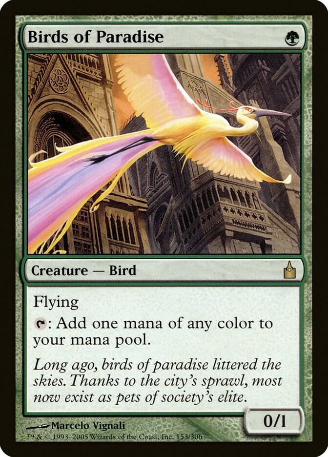 Birds of Paradise - Ravnica: City of Guilds - Magic: The Gathering