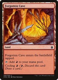 Forgotten Cave - Commander Anthology - Magic: The Gathering card