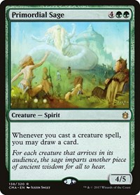 Primordial Sage - Commander Anthology - Magic: The Gathering card