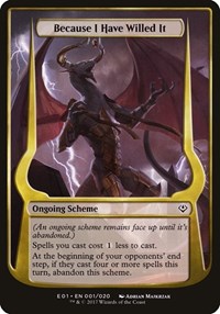 Because I Have Willed It (Archenemy: Nicol Bolas)