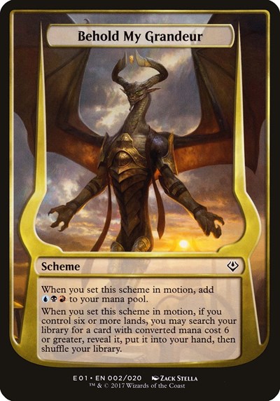 Behold My Grandeur Archenemy Nicol Bolas