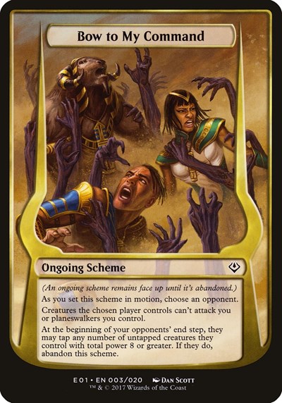 Bow to My Command Archenemy Nicol Bolas