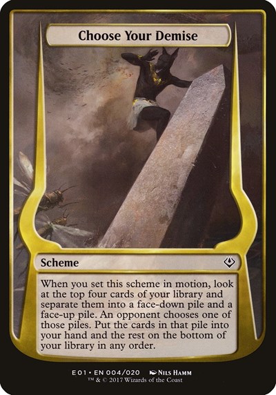 Choose Your Demise Archenemy Nicol Bolas